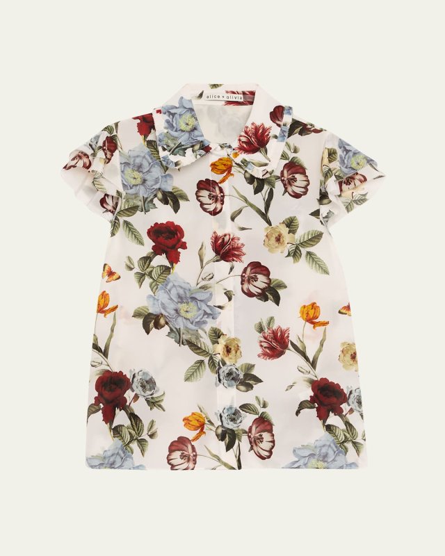 Martel Flutter-Sleeve Blous